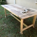 Table en chêne de recup