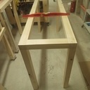 Table mobile pour tour à bois