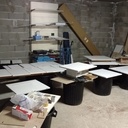 phase peinture des caissons