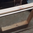 Cadre panneau led bois de palette