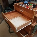 Servante d'atelier en bois