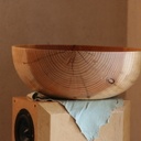 Tournage tres grand saladier cedre