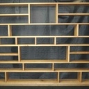 Biblio démontable à la Zeloko maxi size assemblage Domino amovible Festool