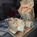 Wooden caterpillar 795 Dumper