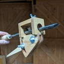 Petit gabarit d'affutage pour gouges de tournage