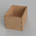 Boite ouverte paramétrique pour fraise numérique