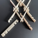 Kumiko modèle hishi izutsu-tsunagi