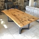 Table à manger en chataignier