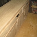 Enfilade chêne massif contemporaine