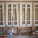 Anciennes fenêtres en place