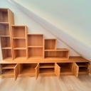 Bibliothèque sous pente