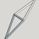 Agencement de 2 triangles