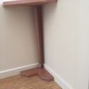 Tablette d'angle murale