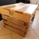 Table de salon en palette de récup
