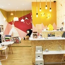 Comptoir de boutique de déco enfant