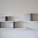 Bureaux avec étagères