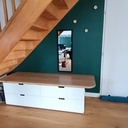 Meuble d'entrée sous escalier