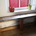 Banc métal et chêne