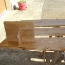 Tête de lit en châtaigner