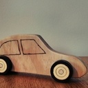 Petite auto en bois