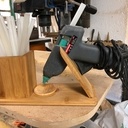 Pose pistolet à colle