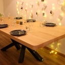 Table en Hêtre et Métal