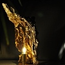 Lampe en écorce de chêne