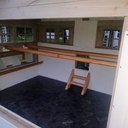 Grand poulailler en Douglas