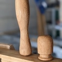 Les poignées en train de sécher