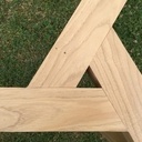 Tabouret en châtaignier