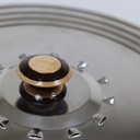 Poignée bouton sans tour à bois