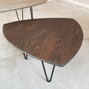 Tables gigognes, pieds industriels