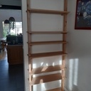 Bibliothèque en hêtre - reconfiguration