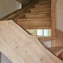 Escalier aspect brut