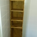 Meuble à étagères de salle de bain