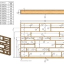 Biblio démontable à la Zeloko maxi-size assemblage Domino amovible Festool