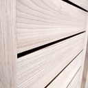 Portes de placard ajourées, en châtaigner