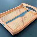 Plateau de service rivière époxy