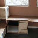 Bureau et banquette