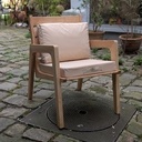 Fauteuil Mid-Century en frêne