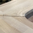 Etagère d'angle en hêtre lamellé-collé