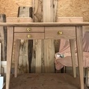 Coiffeuse en chêne massif