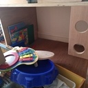 Tiroirs sous lit d'enfant