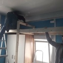 l'armoire est passée aussi fixation de la grande tablette