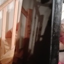 Sapin de hiver géant custom-made, concept store Lyon noir brillant