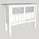 Arts and Crafts Kumiko Cabinet