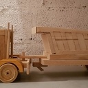 Camion benne , semi remorque