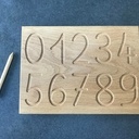 Planche Chiffres Reversible