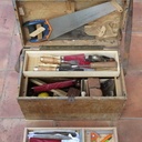 Restauration et agencement d'une caisse à outils de menuisier
