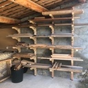 Rack à bois ajustable